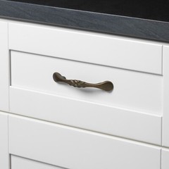 GlideRite 3″ CC Braided Cabinet Hardware Drawer Pull Antique Brass – 83063-AB-1