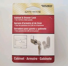 GATEHOUSE Cabinet & Drawer Lock #0252837