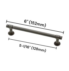 Franklin Brass Francisco 5-Pack Cabinet Handles 5-1/16″ Hole Center Pulls Bronze