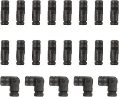 20Pcs Invisible Barrel Hinges, 5X15Mm Brass Concealed Hinge, Hidden Barrel Hinge