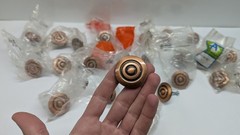 24 Amerock Vintage Mid Century Modern Bullseye Copper Round Cabinet Knob 1.5″