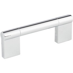Elements Knox 96 mm Center-to-Center Cabinet Bar Pull, Polished Chrome