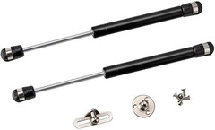 2 Pack Extended 10 Inch Gas Prop Force 200N/44LB Gas Struts – Black Gas Springs/
