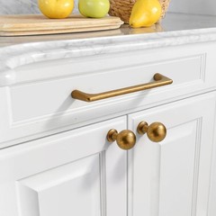 Antique Brass Vintage Retro Style Drawer Handle Cabinet Pull