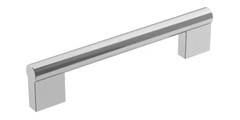 4) Amerock BP3691326 Versa 5-1/16″ Handle Cabinet Pull in Polished Chrome Finish