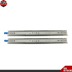 1 Pair 22 Inch Locking Drawer Slides Full Extension & Lock 250 lb Load Capacity
