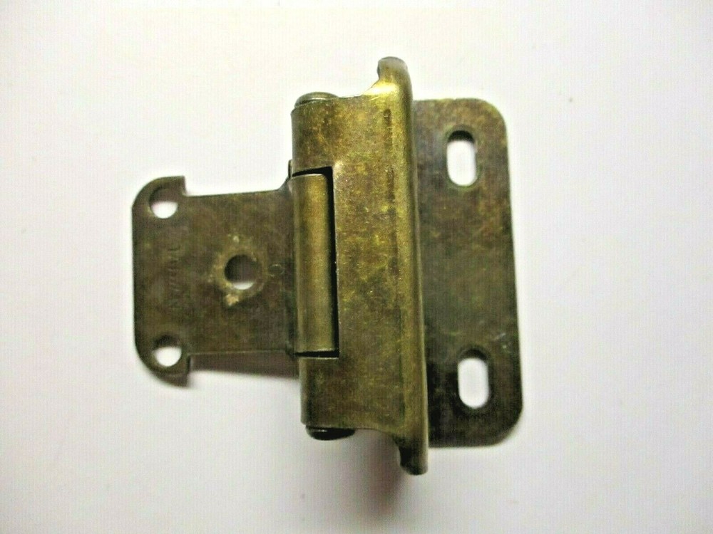 Taiwan 4F Cabinet Door 1/2″ Overlay Wrap Frame Hinge Dark Brass Self Close 1 MCM