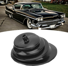 5.25In Gear Shift Boot Cover and Plate Kit with Chrome 1651 Universal Replaceme