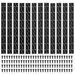 14×1.2 Inch Heavy Duty Piano Hinge, 12Pack Hinge with Hole for Piano,Black