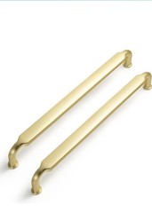 Goo-Ki 6 Pack 6-1/4 Inch （160mm） Hole Center Cabinet Pulls Brushed Brass Zinc…