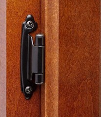 1/2” Overlay Matte Black Cabinet Hinges 50 Pack (25 Pairs) Self Closing Bathroom