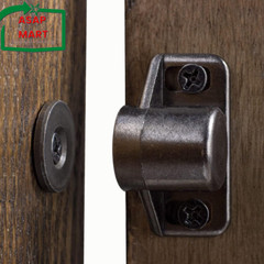4 Pack Magnetic Cabinet Door Catch with Neodymium Magnet Cabinet Latch Magnetic