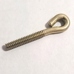 16-pack Eye Bolts for Bail Pulls, 1.75” length, Yellow Zinc, 10-24 Coarse Thread