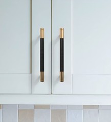 Tiradores De 5″ para gabinete color negro mate y bronce Set De 10 ASIDRAMA