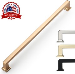 6 Jaladera de Bronce Champagne de 12.6 Pulgadas para Gabinetes y Cocina de Lujo