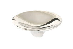 10) Du Verre DVWHL07-PN Lotus 3-1/4″ Oval Designer Cabinet Knob Polished Nickel