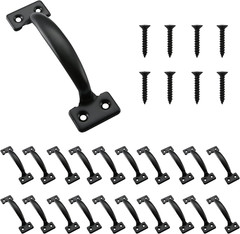 20 Pack 6-1/2 Inch Gate Pull Door Handles Metal Gate Pulls Kitchen Furniture Cab