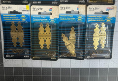 4-pack lot (8 hinges) National Hardware 2-3/4″ Decorative Mini N211-417 Brass