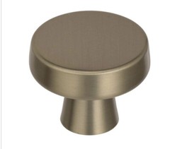 4pcs – Amerock Blackrock 1-5/16 in. Dia (33 mm) Golden Champagne Cabinet Knob