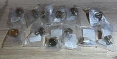 12 Liberty P45958C-CZ 1 1/8″ Structured Column Cabinet Drawer Knob Champagne Bro