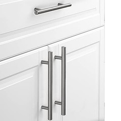 Pack 3 Inch Brushed Nickel Cabinet Pulls Modern Hole Centers:3in(76mm) 30