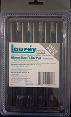 Laurey 3-3/4-in , 96mm Matte Black Cylindrical Bar Drawer Pull