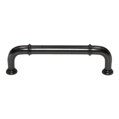 Hickory Hardware Cottage 3 3/4″ (96mm) Ctr Cabinet Arch Pull Black Mist P3381-BM