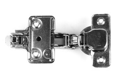 Berta Half Overlay Soft Closing Frameless Cabinet Hinges (50 Pack)