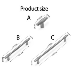 Zinc Alloy Cabinet Knob Drawer Pulls Furniture Decorative Handle Easy Install