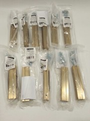 Libert P42844C-CZ-CP 4-1/2″ Adjustable Tap Edge Pull Champagne Bronze Set of 11