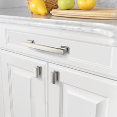 10 Pack 5 Inch(128Mm) Brushed Satin Nickel Kitchen Cabinet Handles, Cabinet Pull