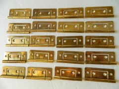 CABINET HINGES – 2″ Non- Mortise Butt Hinge -Brass Plated for Cabinet/Door/Furn.