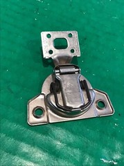 Single (1) Grass 860 Nickel Face Frame Hinge w/ 860-046 mount plate Self Closing