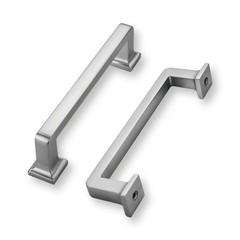 6 PCS Brushed Nickel Cabinet Pulls 3-3/4 Inch 96mm Solid Satin Straight Bar