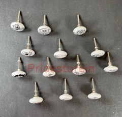 12 PC SET of KIDS cabinet dresser knobs Ceramic Knobs by theCarnatico