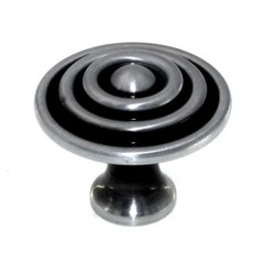 1-1/2″ Kama Target Knob Antique Silver