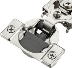 Soft Close Kitchen Cabinet Hinges, 3/8 Inch Overlay, 15 Pairs Stainless Steel