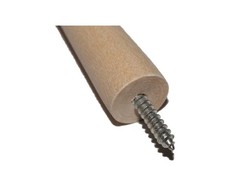 Screw-On Shaker Pegs Birch Hardwood – 2.9-Inch Wood Length Plus Hangerbolt – …