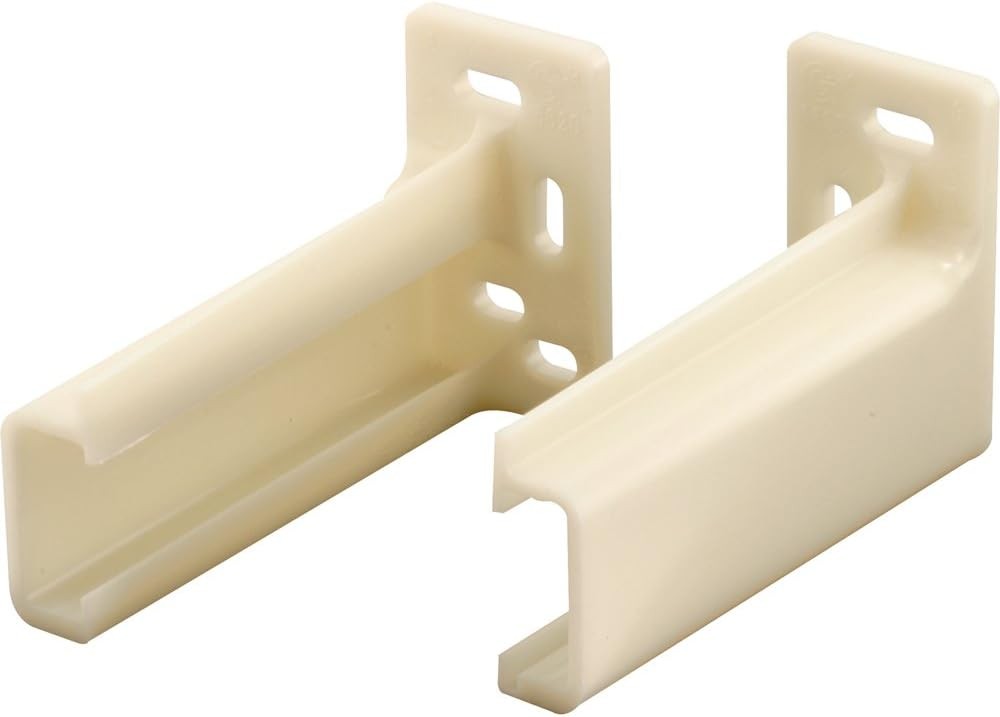 Prime-Line R 7265 Drawer Track Back Plate, 3/8 In. 1 Count (Pack of 1), White