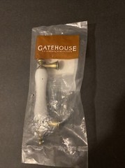 Gatehouse Ceramic And Brass Hardware Pull Handle 5” Long