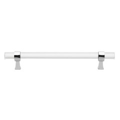 GlideRite 6-1/4″ CC Clear Acrylic Cabinet Pull Polished Chrome – 4718-160-PC-1