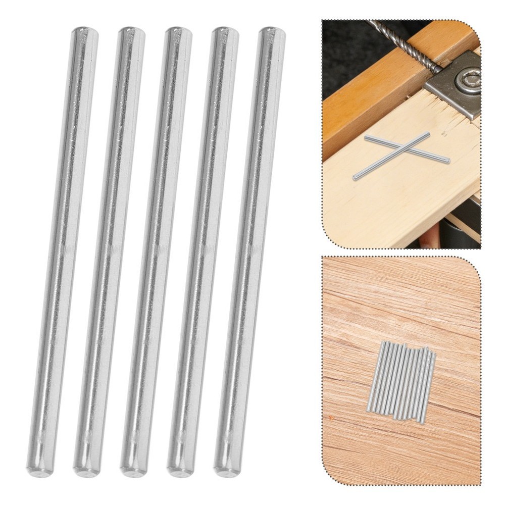 50Pcs Stainless Steel Dowel Pins Durable Shelf Holder Pegs for Wood Shelving