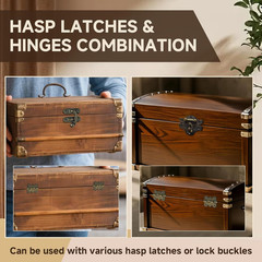60Pcs 1.2In Antique Cabinet Door Hinges with Screws, Bronze Butterfly Style, Sma