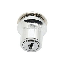 4PCS Zinc Alloy Glass Cabinet Locks Jewelry Display Cabinet Door Locks Push Lock