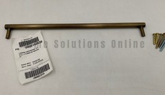 Pottery Barn Linden Cabinet Drawer Pull Tumbled Brass 12″ #9922C PS