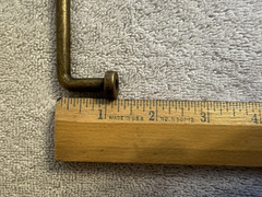 Cabinet Drawer Handles Brass With Hardware Goo-Ki 5 1/2” 6 PCS Read Details
