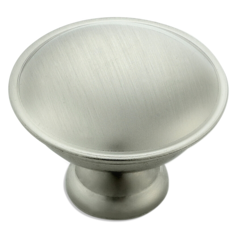Cabinet Knob 25-Pack Brushed Satin Nickel Kitchen Drawer Pulls, Fastec K4611BSN