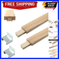 Wooden Drawer Slides, 6pcs, 14″/35cm | Wood Center Mount, Guide Track, Replac…