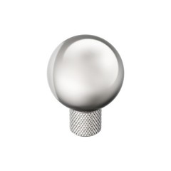Collet 1-1/8 Inch 29mm Diameter Polished Nickel Cabinet Knob Round Hardware