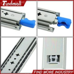 Findmall Heavy Duty 32″ Drawer Slides w/Lock 250lb – Full Extension Ball Bearing